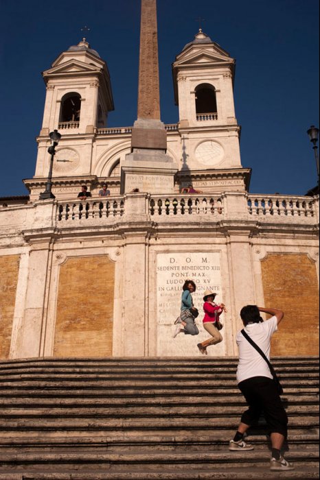 Roma - Iglesia de la Trinità dei Monti - Italia