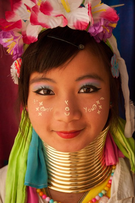 CHIANGRAI - Ethnic group KAREN - Long-Neck Woman - Thailand