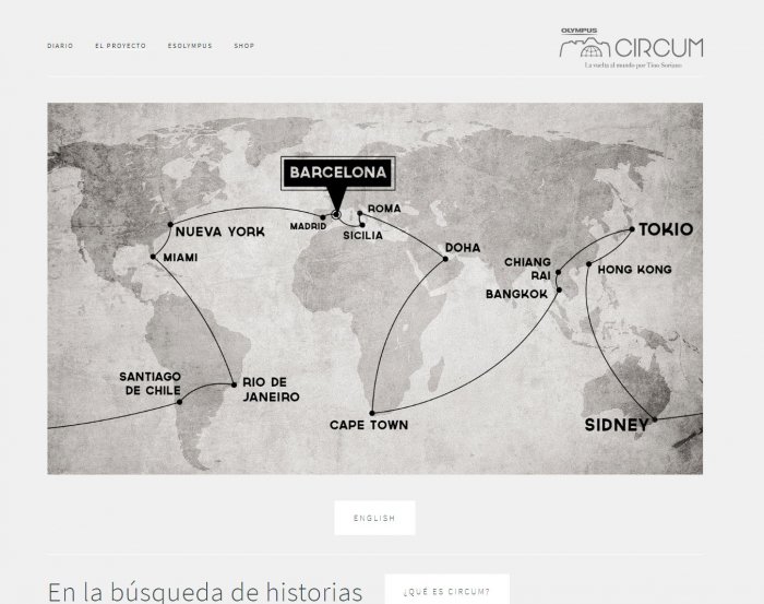 CIRCUM / Olympus - Mapa y página web